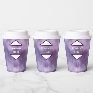 Gobelets en papier à logo personnalisé – Options 8