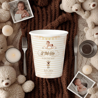 Gobelets En Papier A Tini One On The Way Espresso Martini Baby Shower