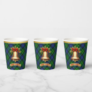 Gobelets En Papier Abercrombie Tartan personnalisé Noël