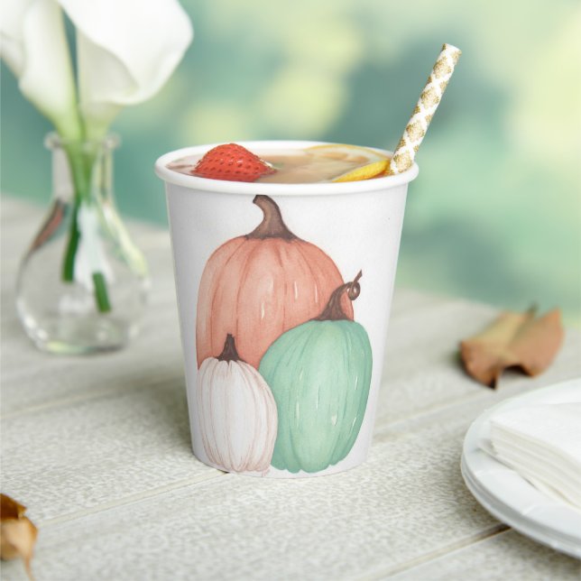 Gobelets En Papier Affaire Pumkin Trio (Insitu)