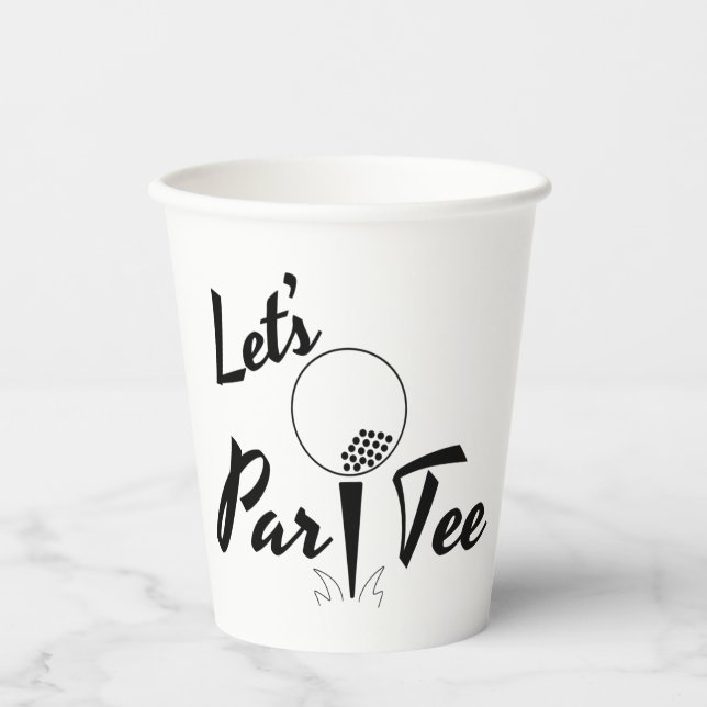 Gobelets En Papier Allons au Par (Recto)