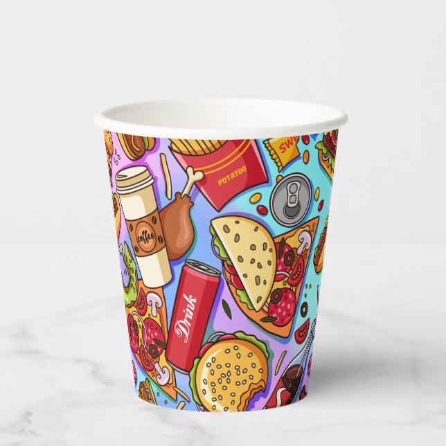 Gobelets En Papier Amour alimentaire (Recto)