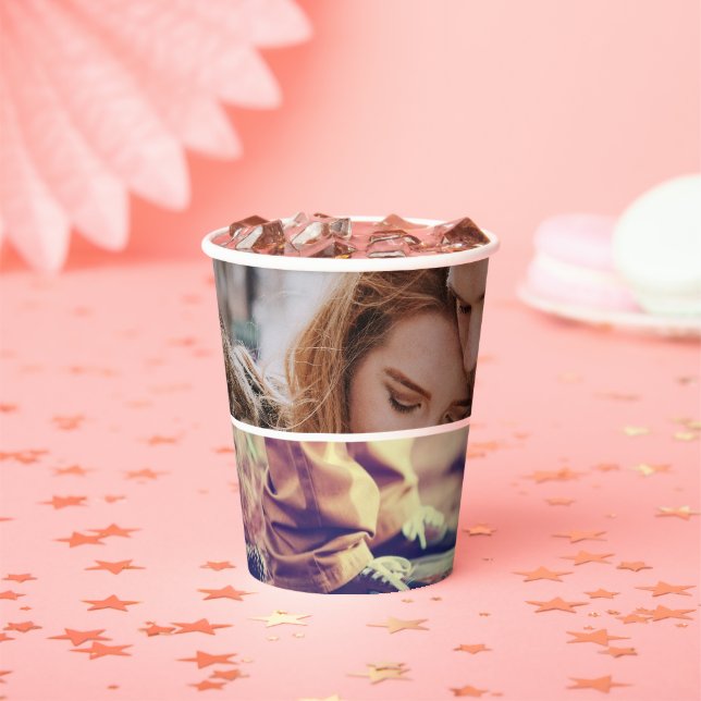 Gobelets En Papier Amour et Romance Célébrés (Insitu)