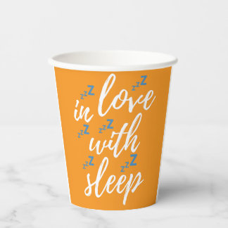 Gobelets En Papier Amoureux du sommeil