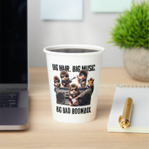 Amusant Big Hair Music Boombox Hamster Supergroup