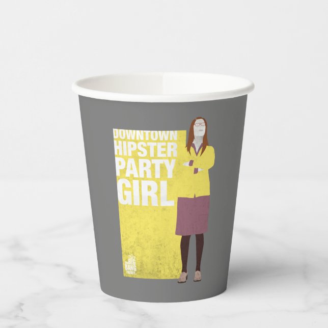 Gobelets En Papier Amy | Downtown Hipster Party Girl (Gauche)