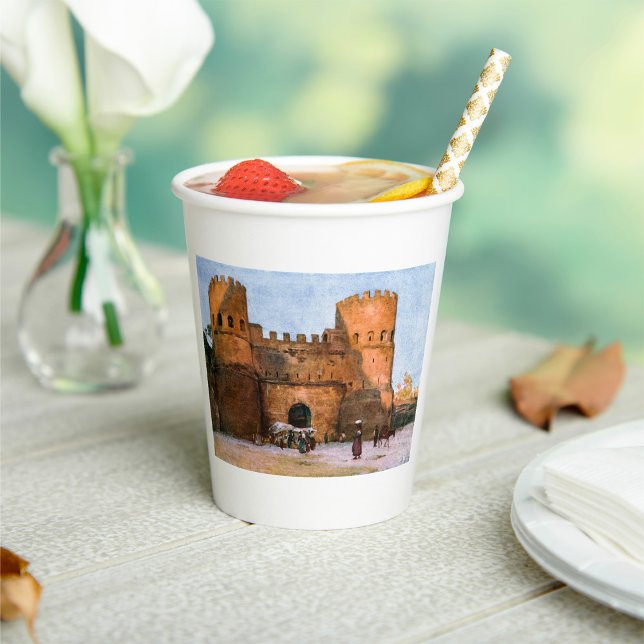 Gobelets En Papier Ancient Roman Historic Architecture (Créateur téléchargé)