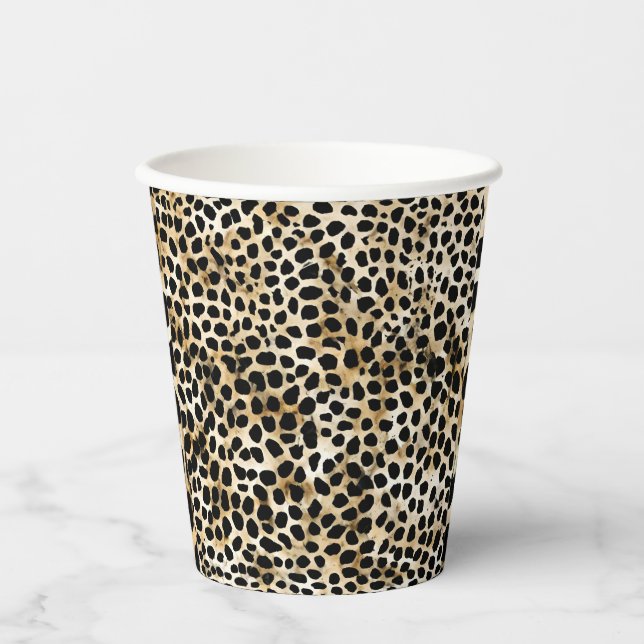 Gobelets En Papier Animal Print - Paper Cups  (Recto)