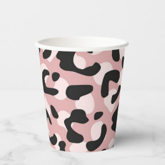 Gobelets En Papier Animal print pattern