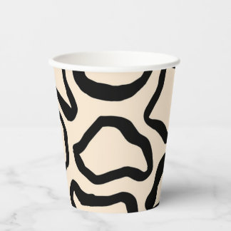 Gobelets En Papier Animal print pattern