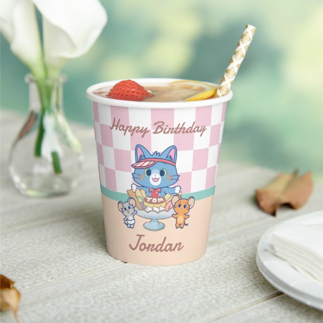 Gobelets En Papier Anime Tom, Jerry et Tuffy Dessert Parlor (Insitu)