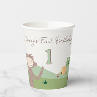 Gobelets En Papier Anniversaire de Bigfoot Slumberkins