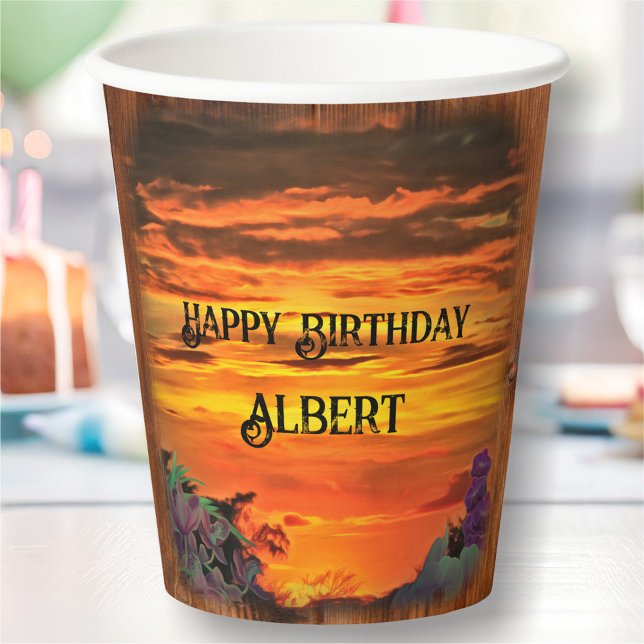 Gobelets En Papier Anniversaire du dimanche 2584 (Créateur téléchargé)