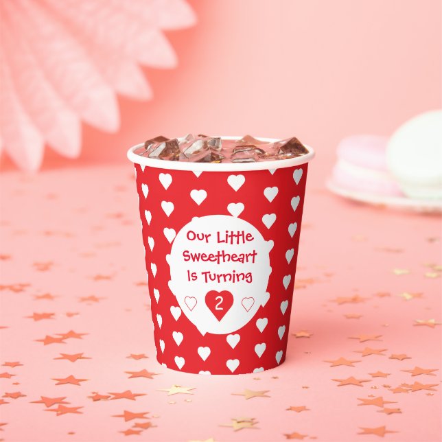 Gobelets En Papier Anniversaire du petit amoureux (Insitu)