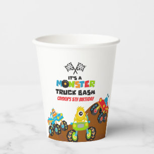 Gobelets En Papier Anniversaire Monster Truck