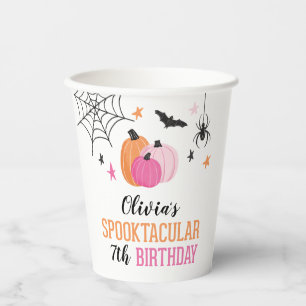Gobelets En Papier Anniversaire Spooktacular Halloween Citrouilles Ro