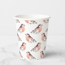 Aquarelle Oiseau Motif tasses à café