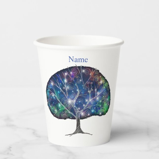 Gobelets En Papier Arbre tourbillonnant Thunder_Cove (Recto)