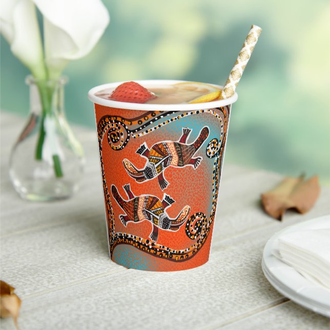 GOBELETS EN PAPIER ART DU PLATYPUS         (Insitu)