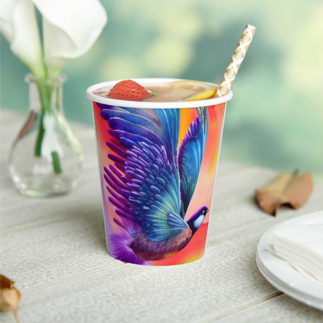 Gobelets En Papier Artsy Bird (Insitu)