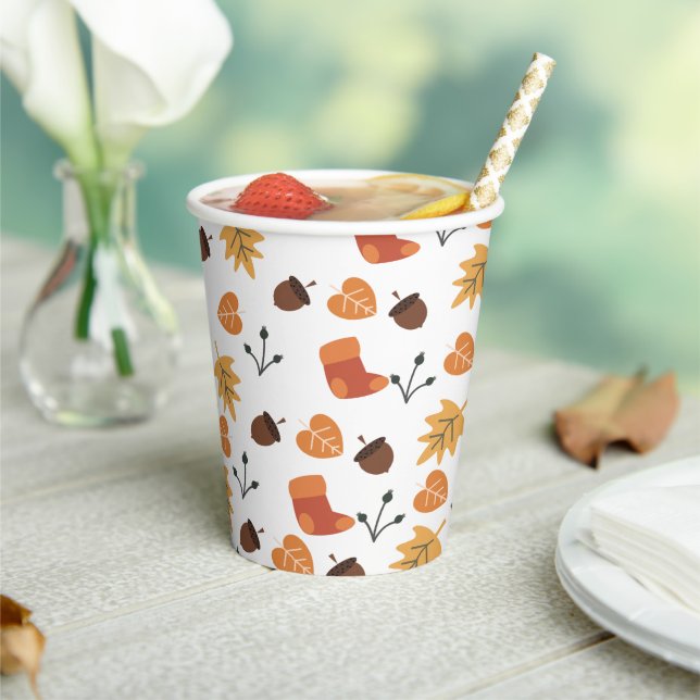 Gobelets En Papier Automne (Insitu)