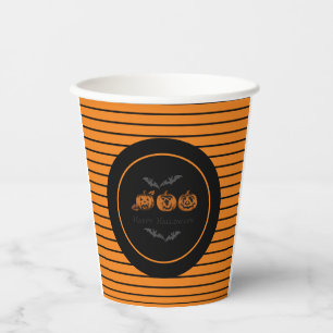 Gobelets En Papier Automne/Halloween/citrouille