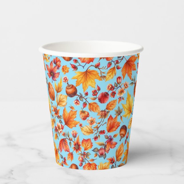 Gobelets En Papier Autumn is in the Air (Recto)