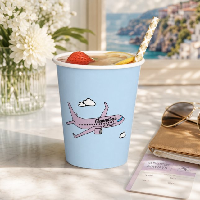 Gobelets En Papier Avion personnalisable  (Créateur téléchargé)