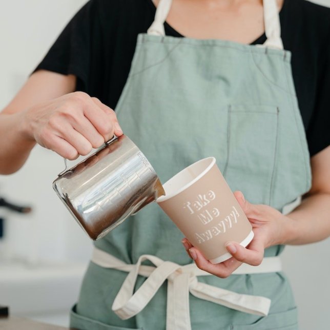 Gobelets En Papier Away Quote l Coffee Shop Business (Créateur téléchargé)