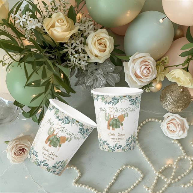 Gobelets En Papier Baby It's Cold Outside Baby shower Invitation (Créateur téléchargé)