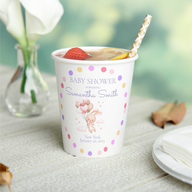 GOBELETS EN PAPIER BABY SHOWER (Insitu)