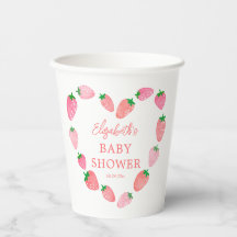 Baby shower aux fraises mûres