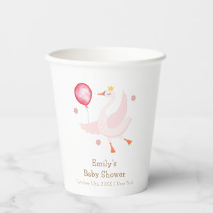 Gobelets En Papier Baby shower ballotte de cygne princesse dansante r