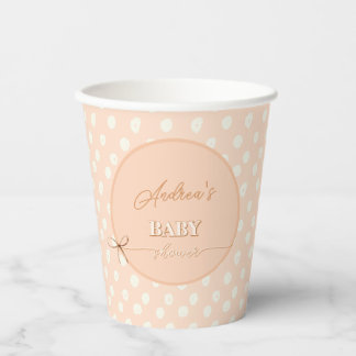 Gobelets En Papier Baby shower Chaîne de chaussures de pêche