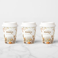 Baby shower Citrouille de Fall Woodland Little