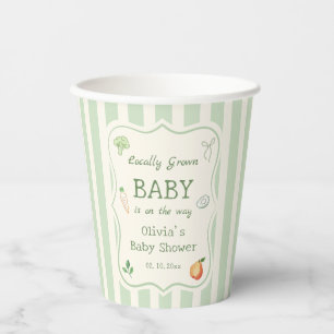 Gobelets En Papier Baby shower cultivé localement