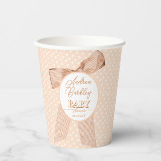 Gobelets En Papier Baby shower de cache de cache