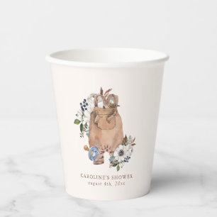 Gobelets En Papier Baby shower de la crèche Neutral Boho