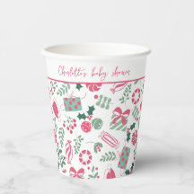 Baby shower de Noël festif