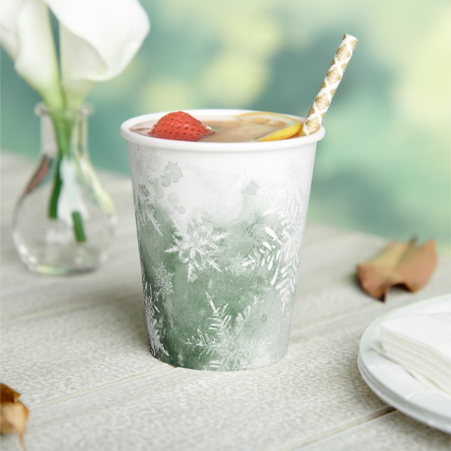 Gobelets En Papier Baby shower des merveilles d'hiver (Insitu)