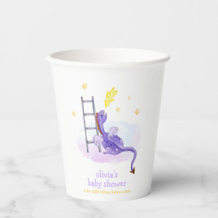 Gobelets En Papier Baby shower d'étoiles Dragon Dreamy