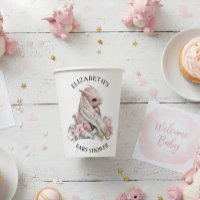 Baby-Shower eau-forte Dragon Rose