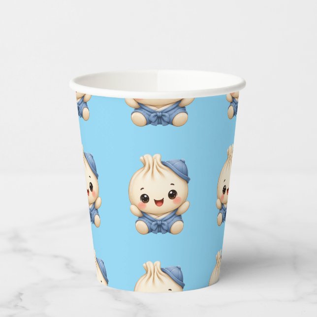 Gobelets En Papier Baby shower lGarçon Bao (Gauche)