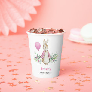 Gobelets En Papier Baby shower Peter Rabbit