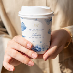 Gobelets En Papier Baby shower petit papillon