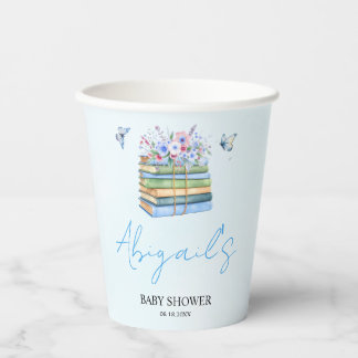 Gobelets En Papier Bain à l'aquarelle Nouveau chapitre commence pour