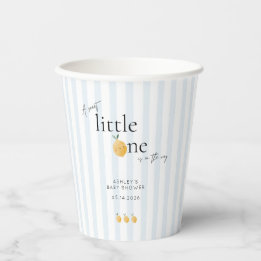 Gobelets En Papier Bain de bébé élégant et mignon Citron Citrus
