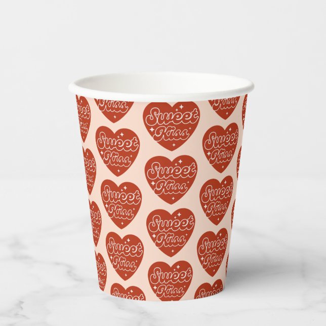 Gobelets En Papier Baiser Sucré (Recto)