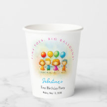 Ballon Buddies Bash Garçon 1er Anniversaire Papier