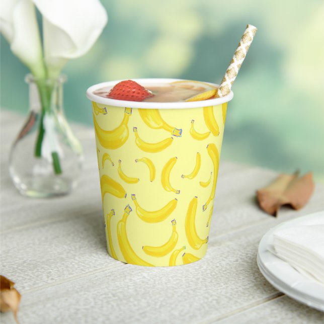 Gobelets En Papier Banana Smoothie (Insitu)